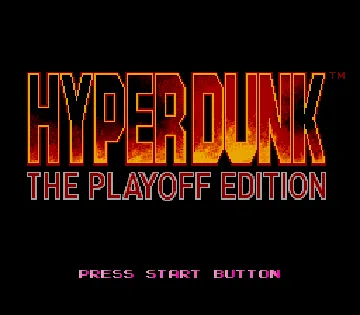 Hyper Dunk (Europe) screen shot title